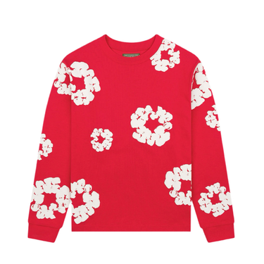 Long Sleeve Cotton Wreath Tee